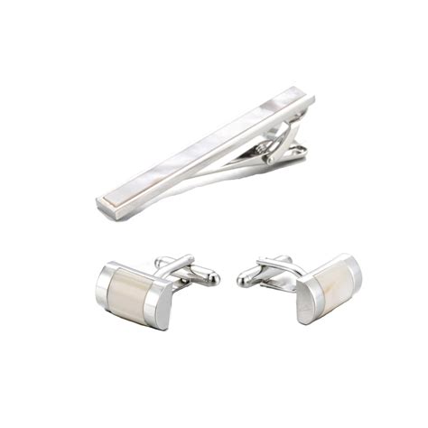 tie bar cufflinks.